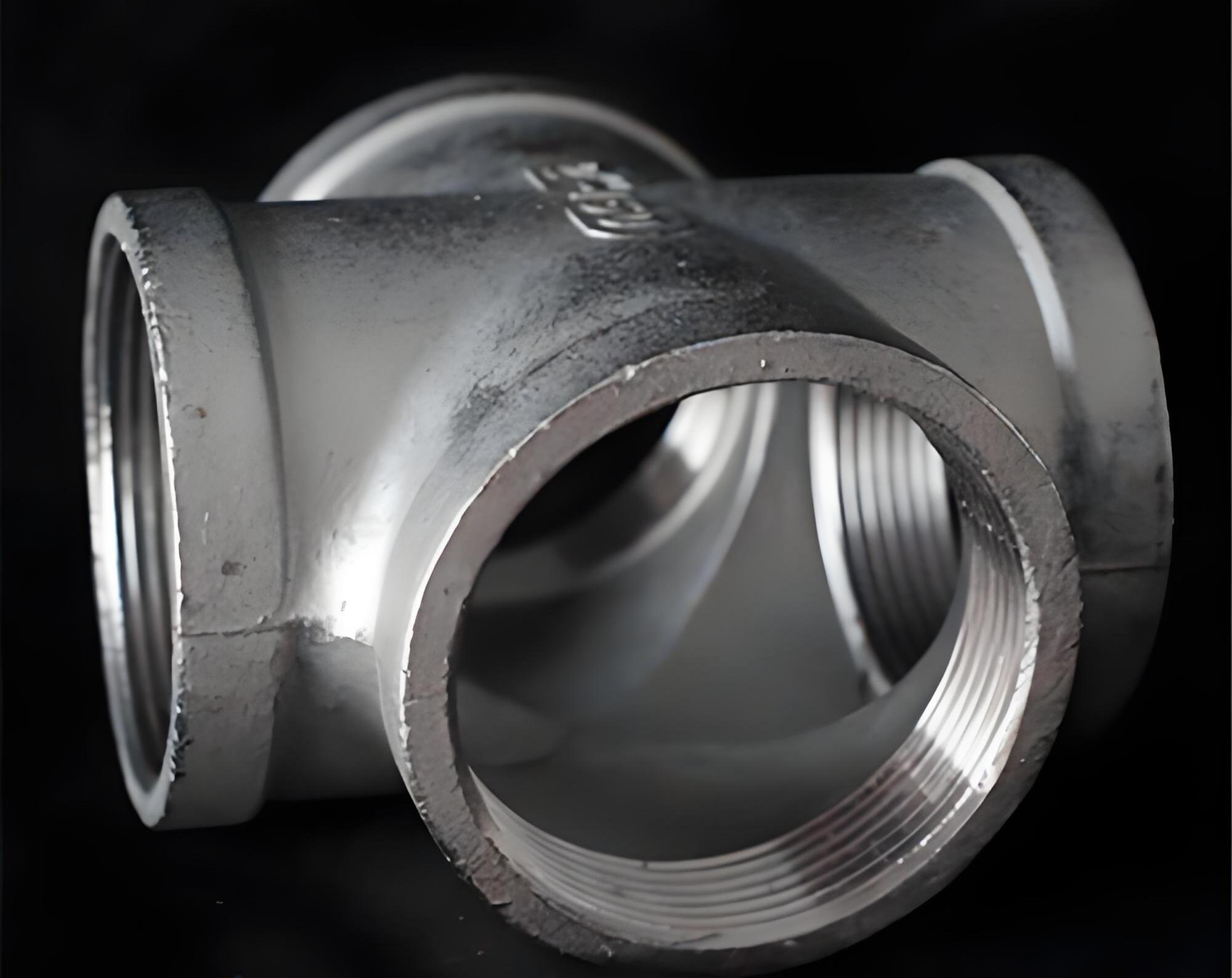 Russian standard cross fitting - Russian-standard four-way exclusively adapted to GOST-standard pipeline working cond...