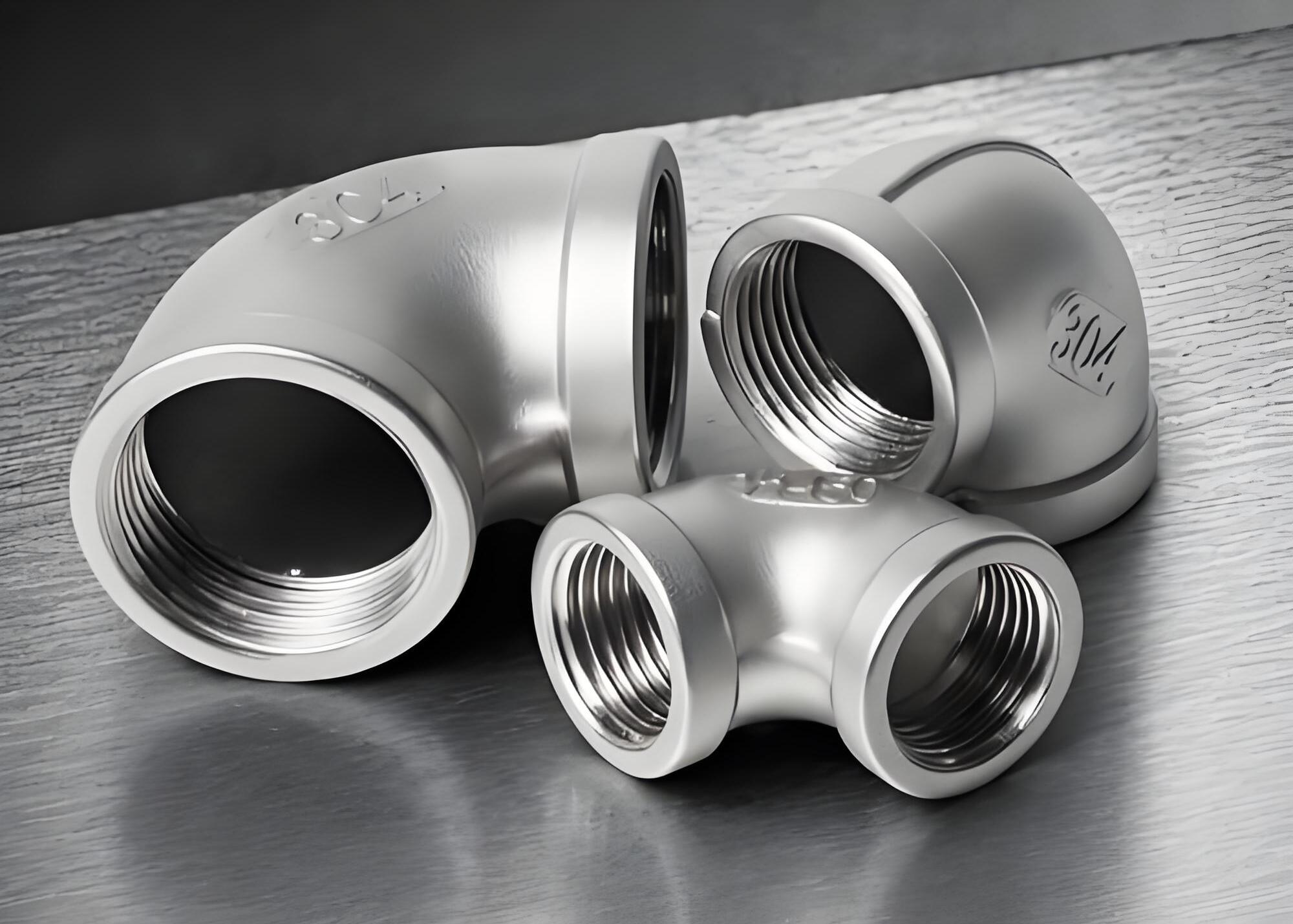 Threaded (screw) elbow