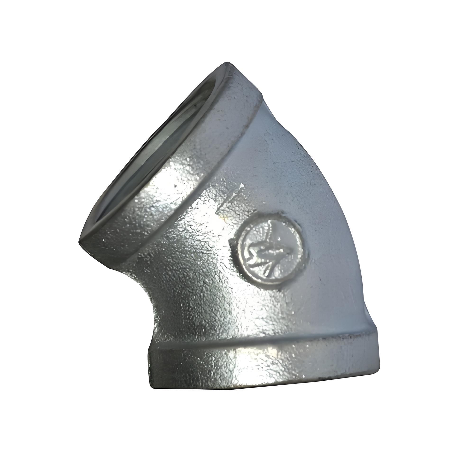 45° Flanged Elbow - 45° flanged elbows are suitable for diagonal redirection, slope adjustment, and misalignment conn...